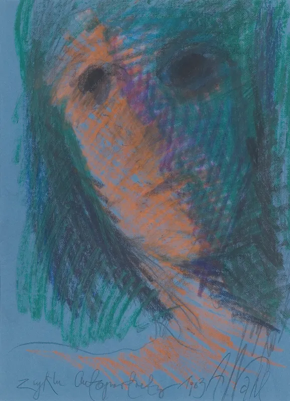 Alicja Wahl, Z CYKLU AUTOPORTRETY, 1983