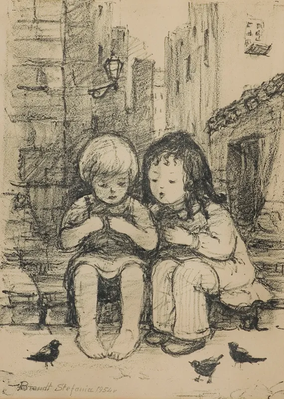 Stefania Brandt, Dzieci i ptaki, 1954