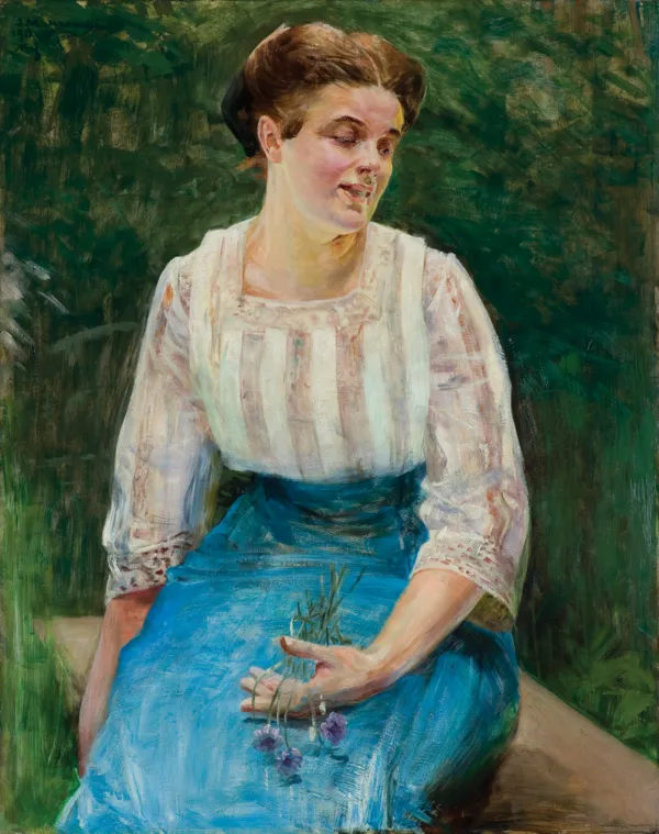 Jacek Malczewski, PORTRET WANDY KUCZYŃSKIEJ, 1913