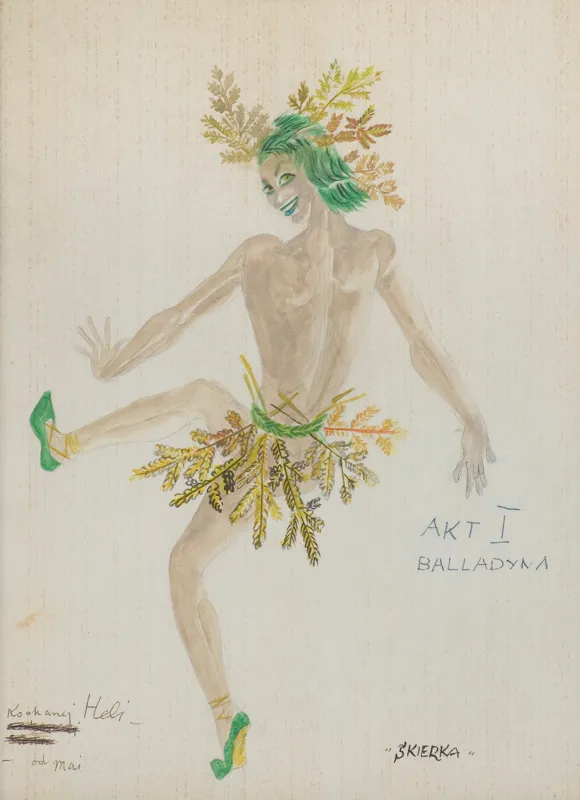 Maja (Maria) Berezowska, SKIERKA (PROJEKT KOSTIUMU)