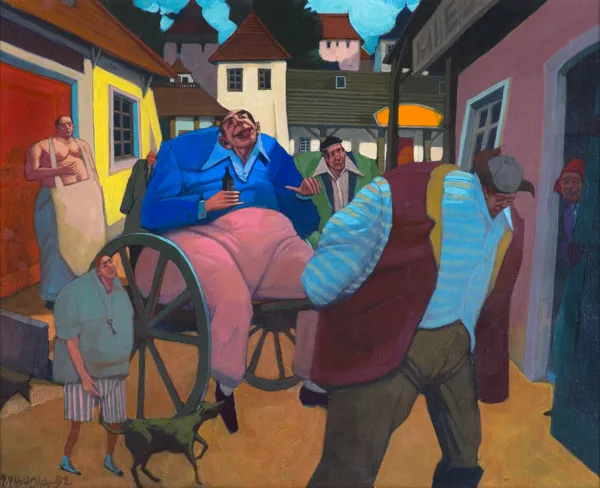 Jacek Pałucha, W MIASTECZKU, 1992