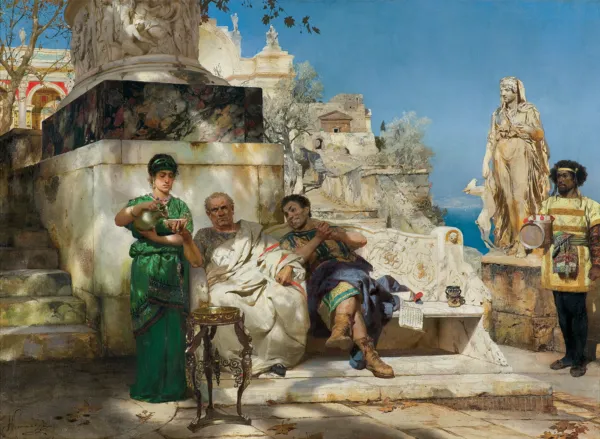 Henryk Siemiradzki, ODPOCZYNEK PATRYCJUSZA, 1881