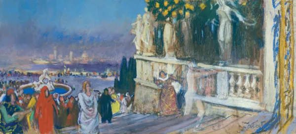 Julian Fałat, BAL WE FLORENCJI ok.1900