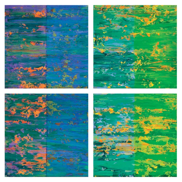 Leon Tarasewicz, BEZ TYTUŁU (TETRAPTYK), 2016