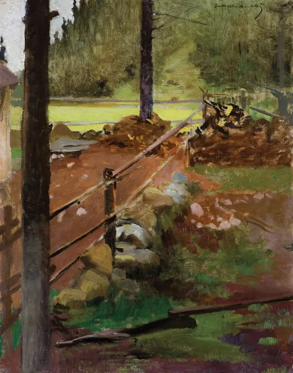 Jacek Malczewski, PEJZAŻ LETNI, ok. 1900