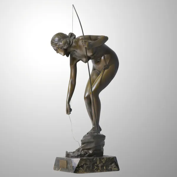 Victor Heinrich Seifert, ŁOWIĄCA RYBY, ok. 1900