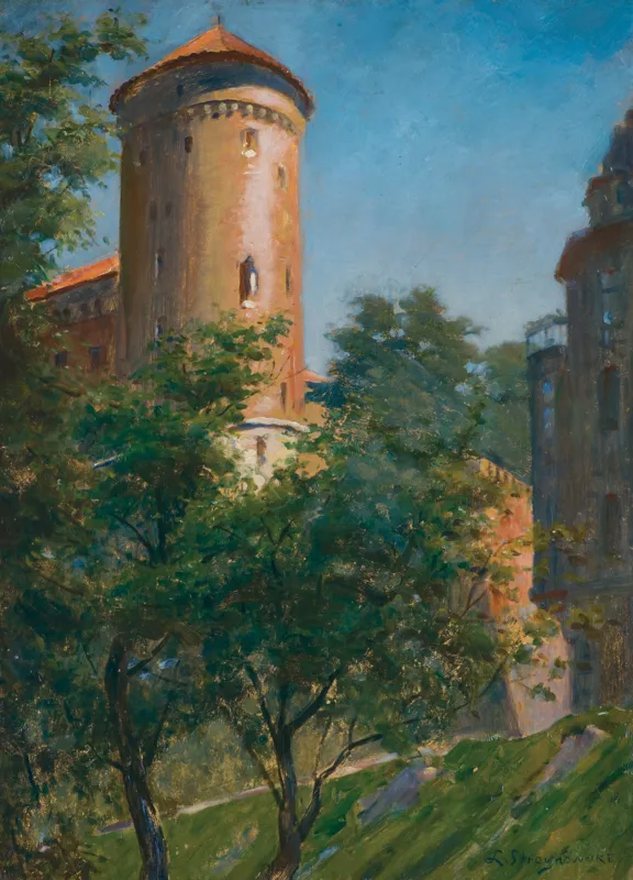 Leonard Stroynowski, WIEŻA SANDOMIERSKA NA WAWELU, ok. 1921