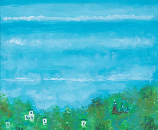 Jerzy Nowosielski, PEJZAŻ, 1995