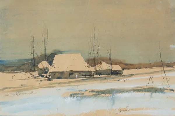 Juliusz Holzmüller, PEJZAŻ Z CHATĄ