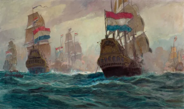 Alexander Kircher, BITWA MORSKA