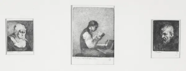 Michał Płoński, PORTRET KOBIETY, CZYTAJĄCY , PORTRET MĘŻCZYZNY