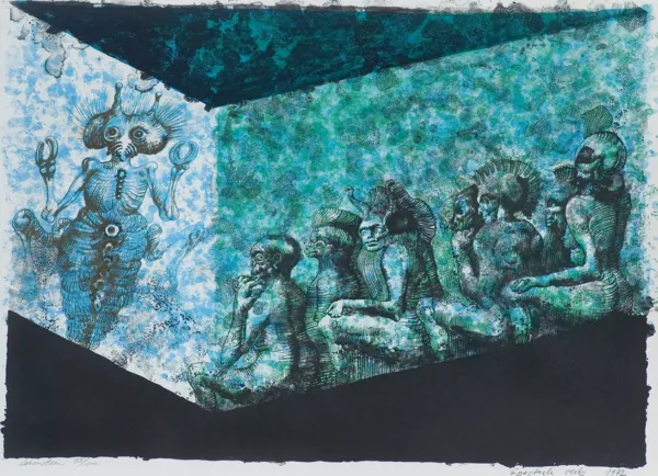 Jan Lebenstein, SPECTACLE VERT, 1972