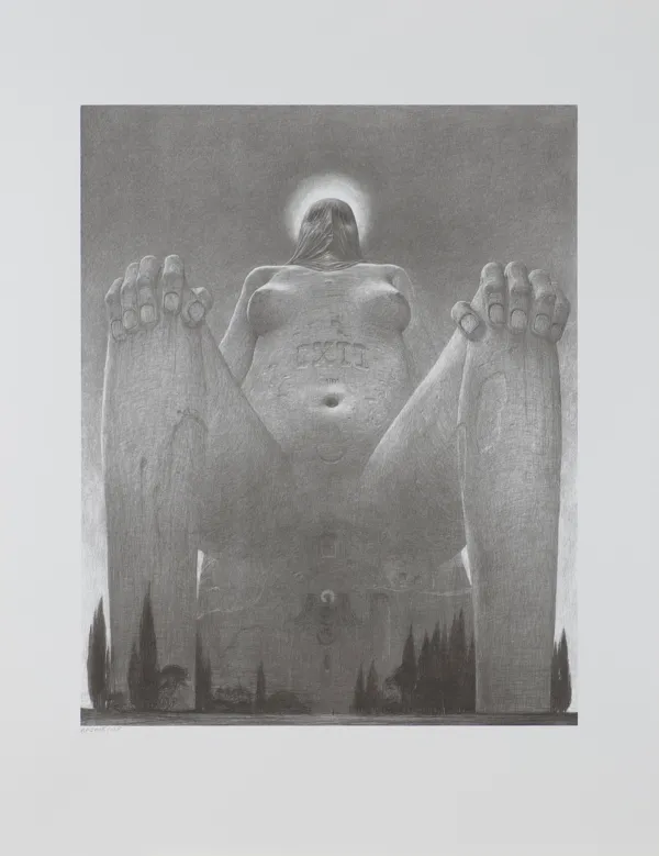 Zdzisław Beksiński, BEZ TYTUŁU, 1973/2005