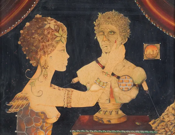 Władysław Szyszko, DAMA Z POPIERSIEM, 1978