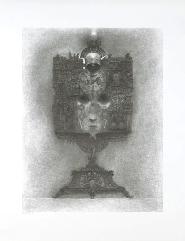 Zdzisław Beksiński, BEZ TYTUŁU, 1973/2005