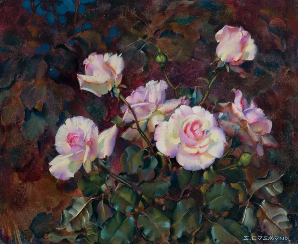 Stanisław Ejsmond, RÓŻOWE RÓŻE, ok. 1930