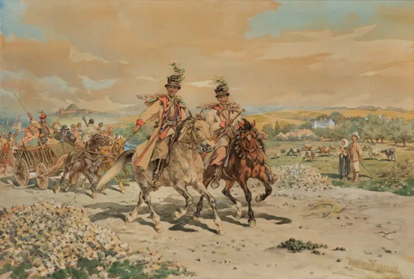 Juliusz Kossak, WESELE KRAKOWSKIE