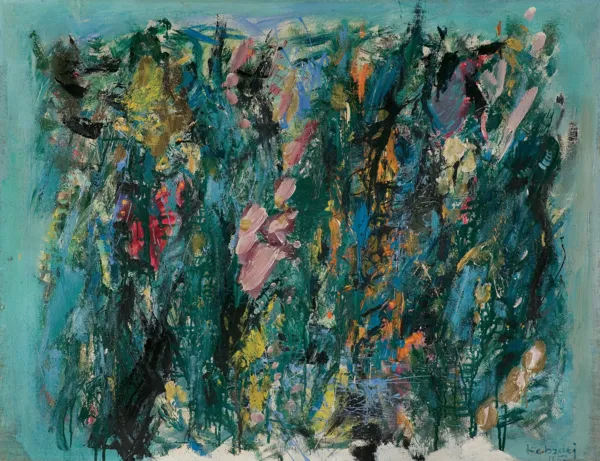 Aleksander Kobzdej, ABSTRAKCJA INFORMEL, 1957