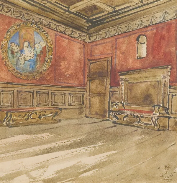 Stanisław Noakowski, WNĘTRZE ZAMKOWE, 1925