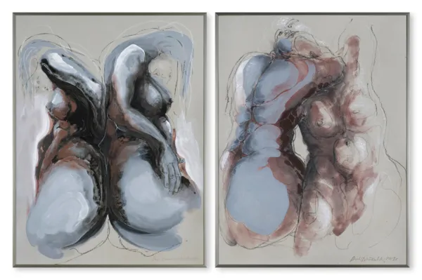 Andrzej Domżalski, Z cyklu "Para" – dyptyk, 2025