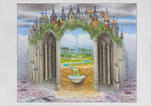 Jacek Yerka, Aspersorium, 2024