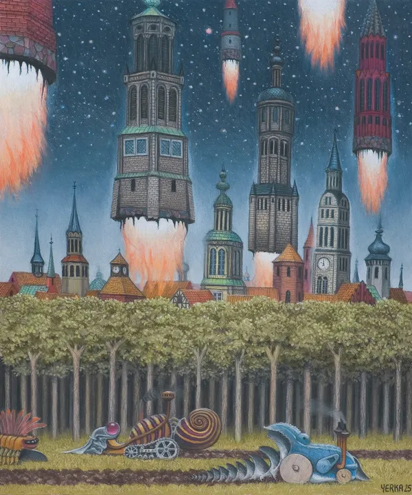 Jacek Yerka, Pielgrzymka na Marsa, 2025