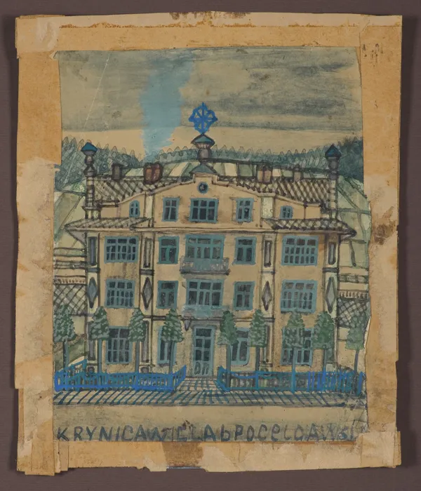 Nikifor Krynicki, WILLA W KRYNICY, lata 40. XX w.