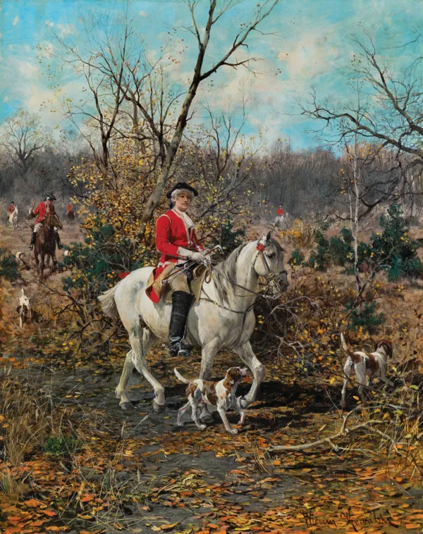 Alfred Wierusz-Kowalski, NA POLOWANIU, ok. 1880