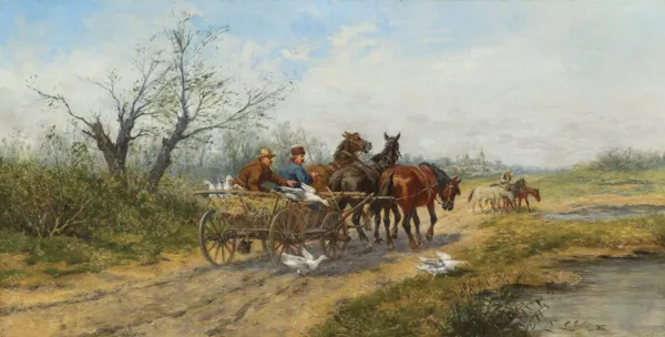 Ludwik Gędłek, UCIECZKA W DRODZE NA TARG