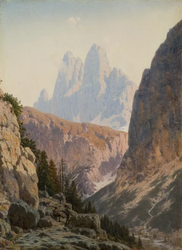 Josef von Schlögl, WĘDROWCY NA SZLAKU, 1896