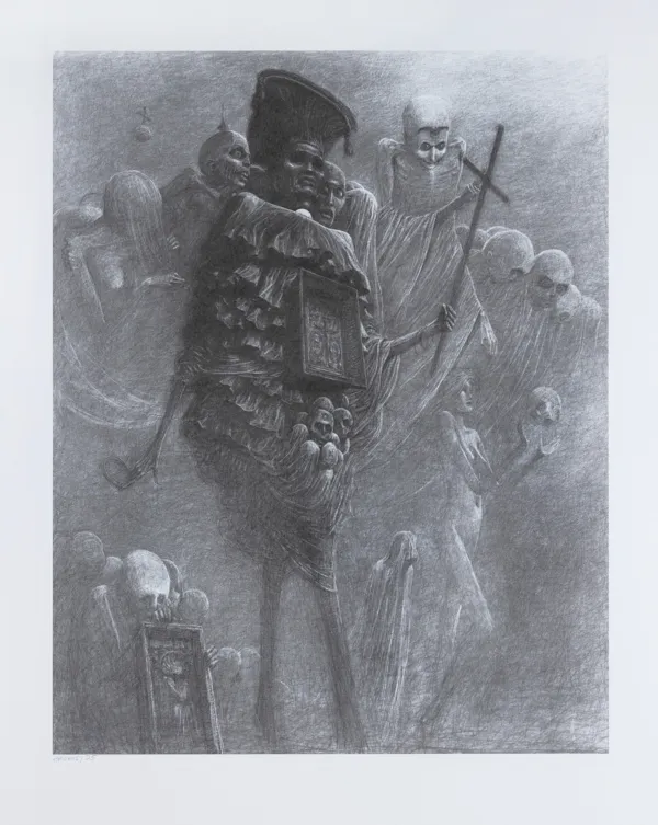 Zdzisław Beksiński, BEZ TYTUŁU, 1973/2005