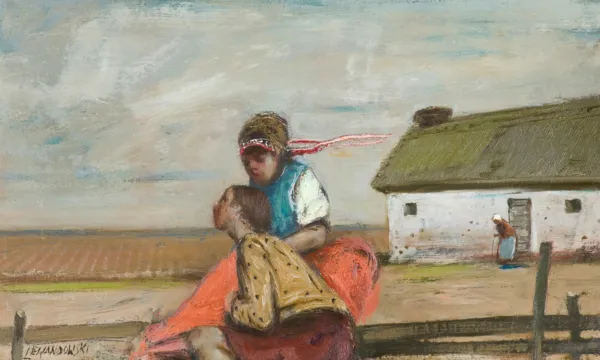 Janusz Lewandowski, SCENA RODZAJOWA W PEJZAŻU