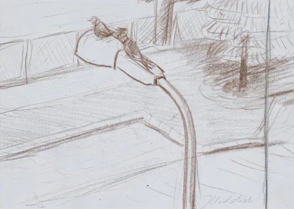 Jarosław Modzelewski, SZKIC DO OBRAZU „SYNOGARLICE”, 2000