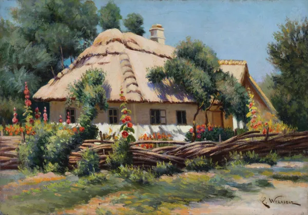 Eugeniusz Wrzeszcz, CHATA WIEJSKA, ok. 1937