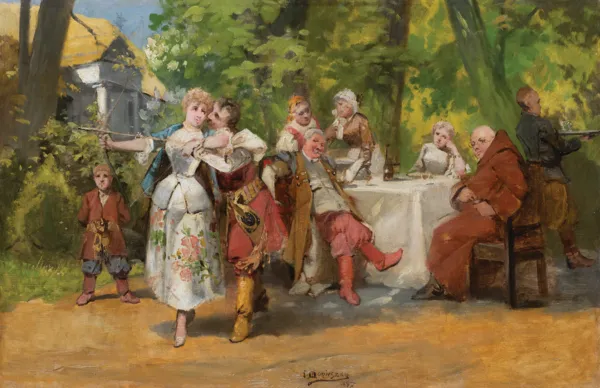 Jan Czesław Moniuszko, SCENA PRZED DWORKIEM, 1897