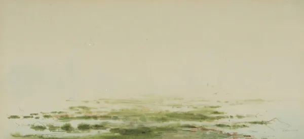 K. MARKOWSKI, XIX/XX w., ŚWIT NAD ROZLEWISKIEM, przed 1939