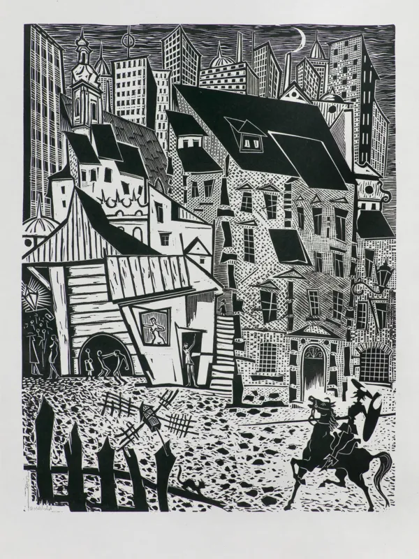 Stefan Rassalski, DON KICHOT PATROLUJE MIASTO, 1963