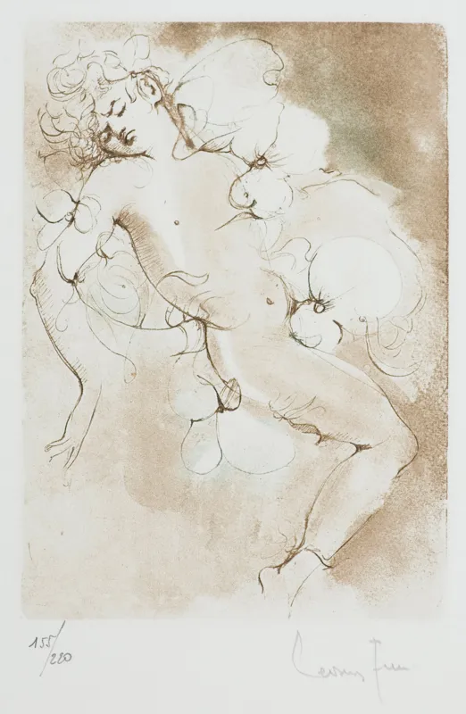 Leonor Fini, AKT MĘSKI PÓŁLEŻĄCY