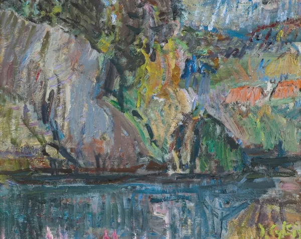 Jan Cybis, DUNAJEC POD KROŚCIENKIEM, 1966