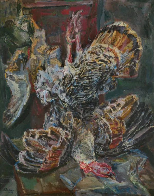 Henryk Epstein, MARTWA NATURA Z INDYKIEM, 1938