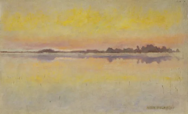 Józef Chełmoński, NAD WODĄ, po 1900