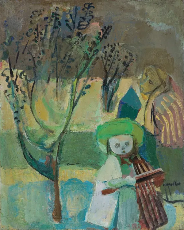 Rajmund Kanelba, DZIEWCZYNKA W ZIELONYM KAPELUSZU, 1948