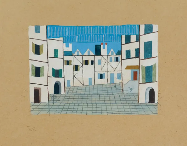 Jerzy Nowosielski, PROJEKT SCENOGRAFII, 2 poł. lat 50 XX w.