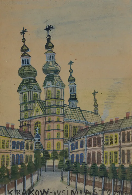 Nikifor Krynicki, WIDOK KRAKOWA, koniec lat 50. XX w.