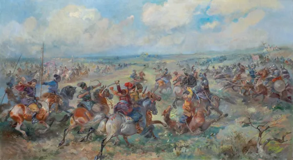 Antoni Trzeszczkowski, SZARŻA HUSARII