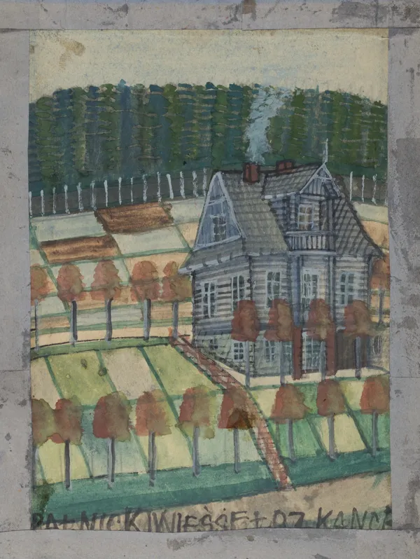 Nikifor Krynicki, WILLA WŚRÓD JESIENNYCH DRZEW