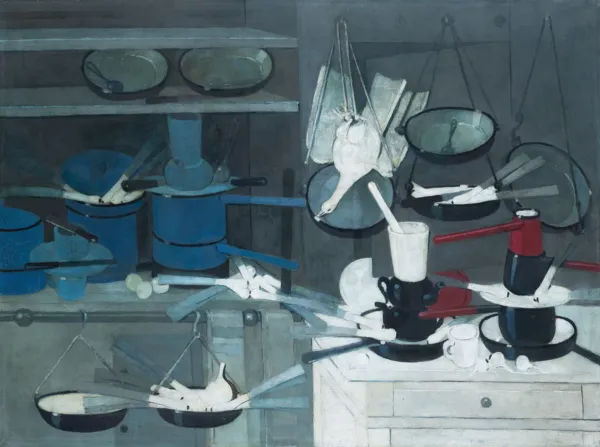 Kiejstut Bereźnicki, MARTWA NATURA Z GARNKAMI, 1976