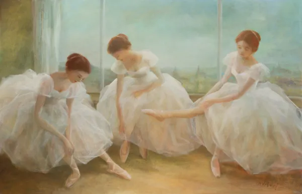 Miloslava Vrbova-Štefková, BALETNICE PRZED PRÓBĄ