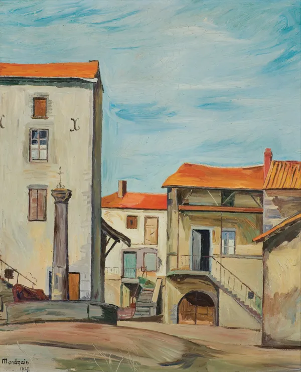 Szymon (Simon) Mondzain, W MIASTECZKU, 1928