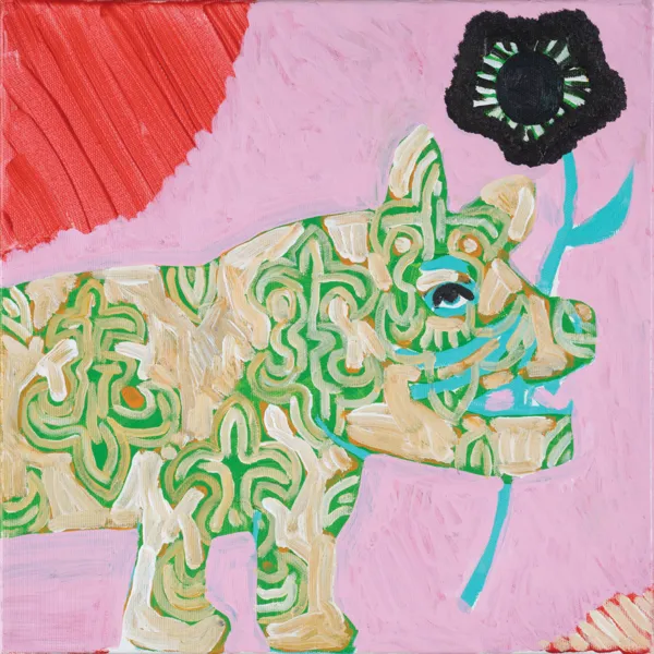 Ryszard Henryk Grzyb, PIES ZE SŁONYM SŁONECZNIKIEM, 2011